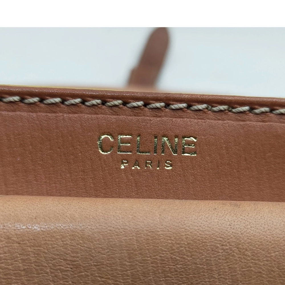 Celine Brown Leather Crossbody Bag - Picture 3 of 6
